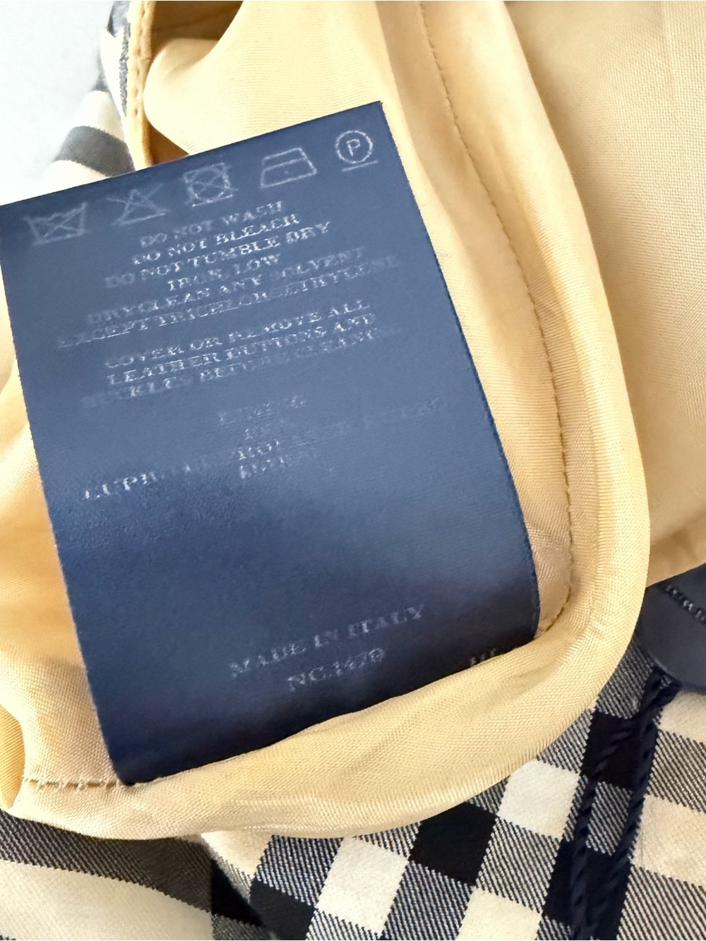 Vintage Y2K Burberry London Nova Check Plaid Mini Skirt Cotton Blend US 8 *FLAWS - Picture 5 of 10
